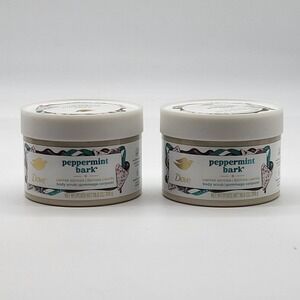 Peppermint Bark Limited Edition Dove Body Scrub 10.5 Oz Set Of 2